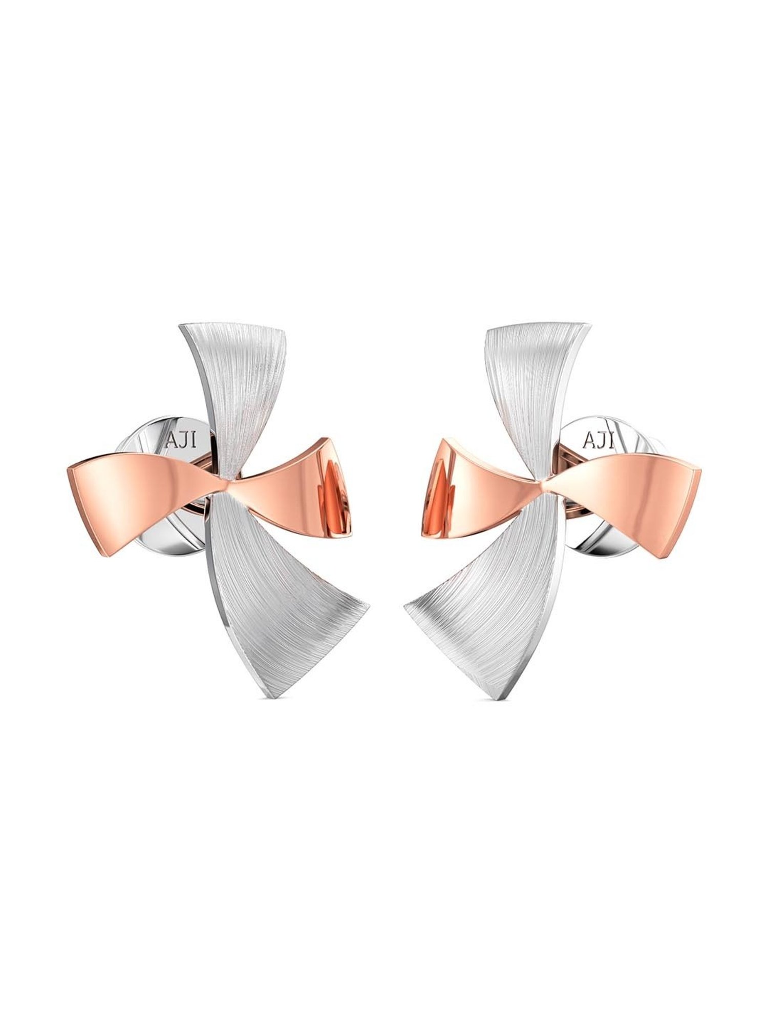 Joyalukkas 950 Platinum Glamorous Tearstud Earrings