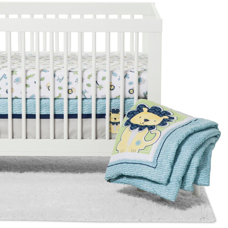 My Baby Sam Heart of Gold Crib Bedding Set - 9pc