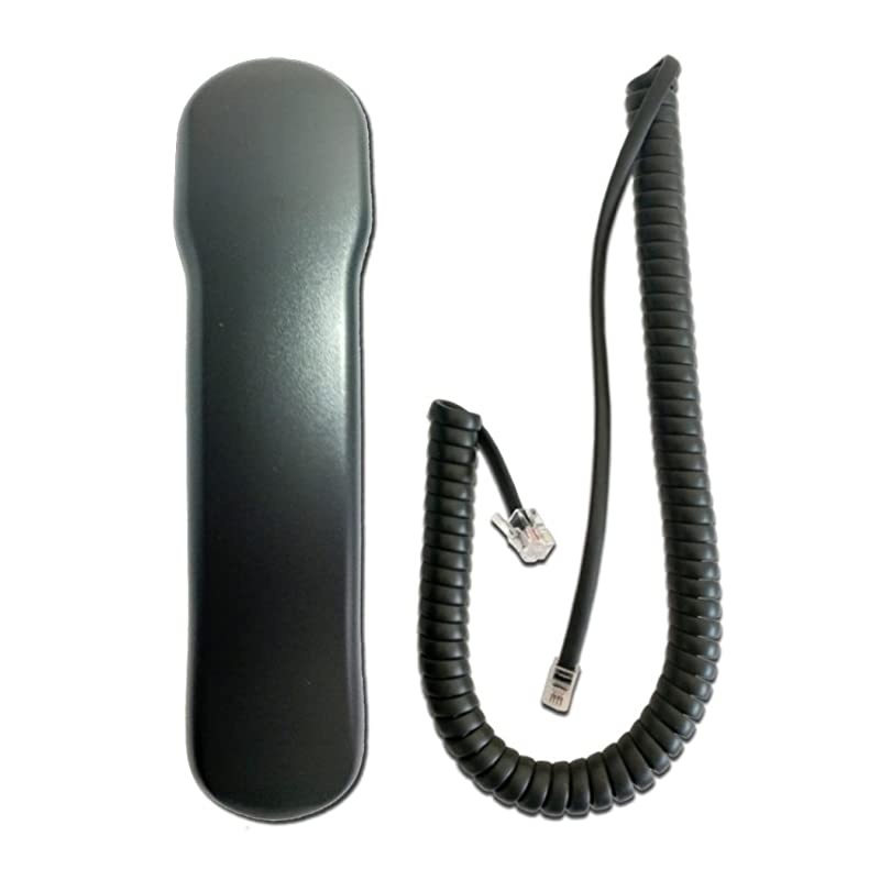 i2000 Compatible Handset Charcoal with Curly Cord