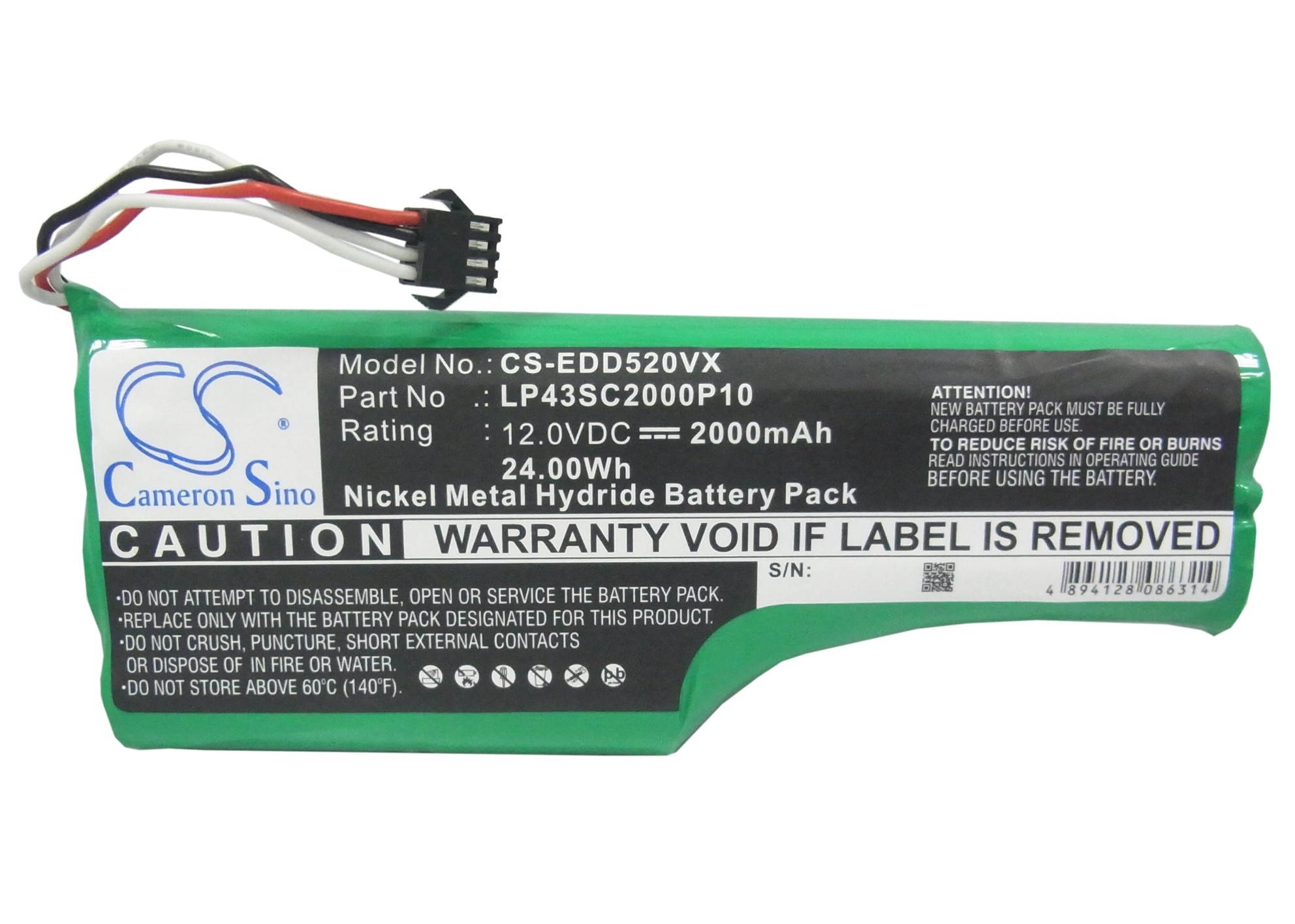 Battery Replacement for Ecovacs T5 T3 Deebot D520 Deebot D526 LP43SC2000P10