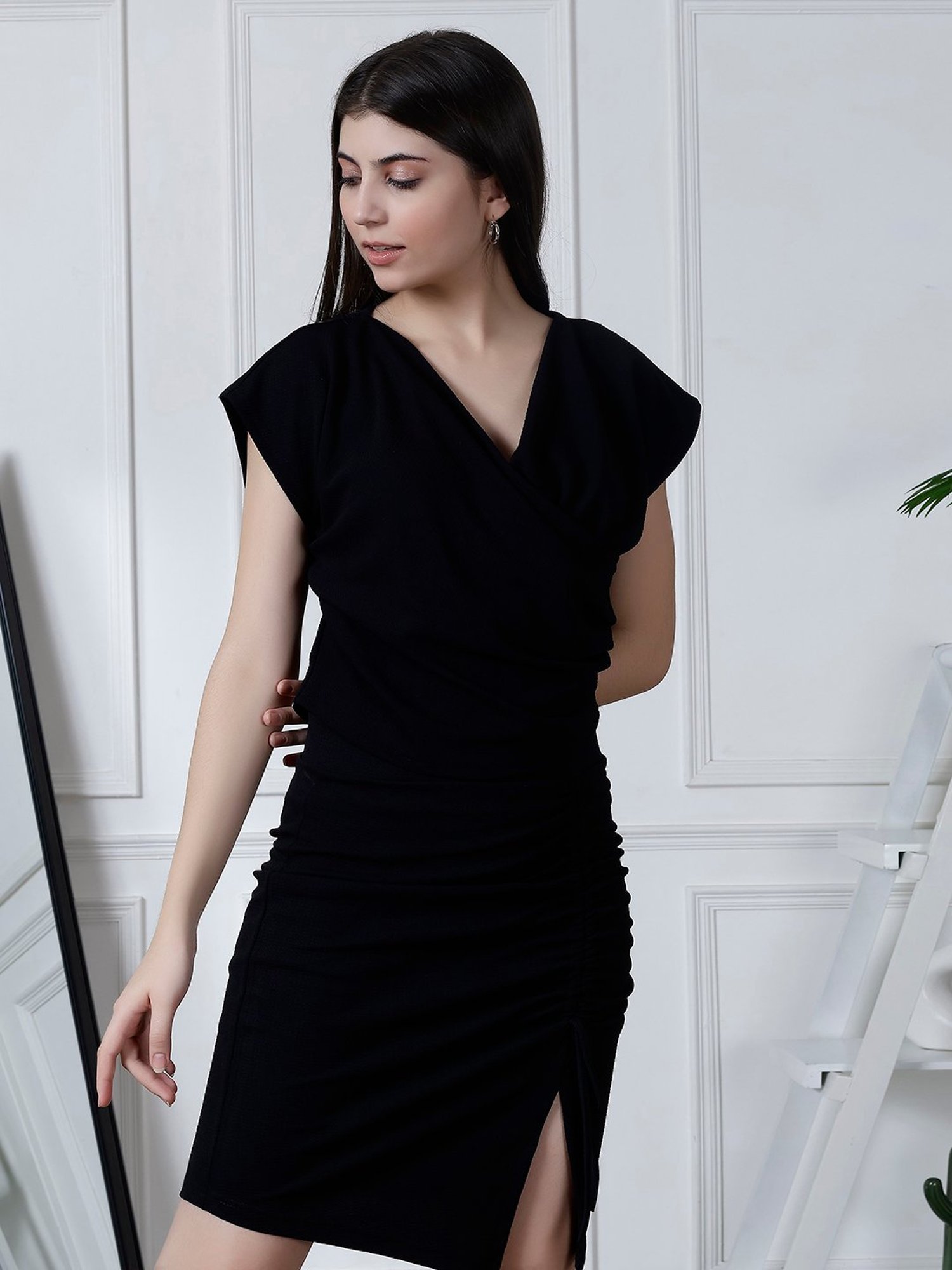 NEUDIS Black Regular Fit Top