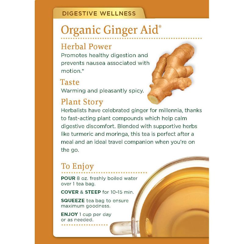 Traditional Medicinals Ginger Aid Tea - 16ct