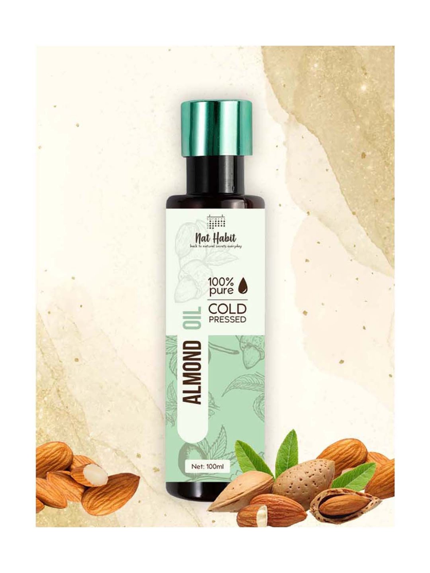 Nat Habit Pure Cold Pressed Almond Oil - 100 ml