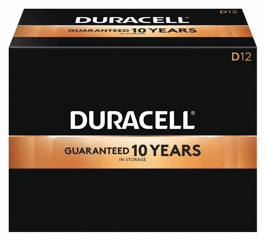 Duracell CopperTop Alkaline Batteries with Duralock Power Preserve Technology D