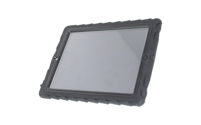 Gumdrop Hideaway Case for iPad 2, 3, 4 - For Apple iPad Tablet - Black - Silicone, Rubber, Polycarbonate