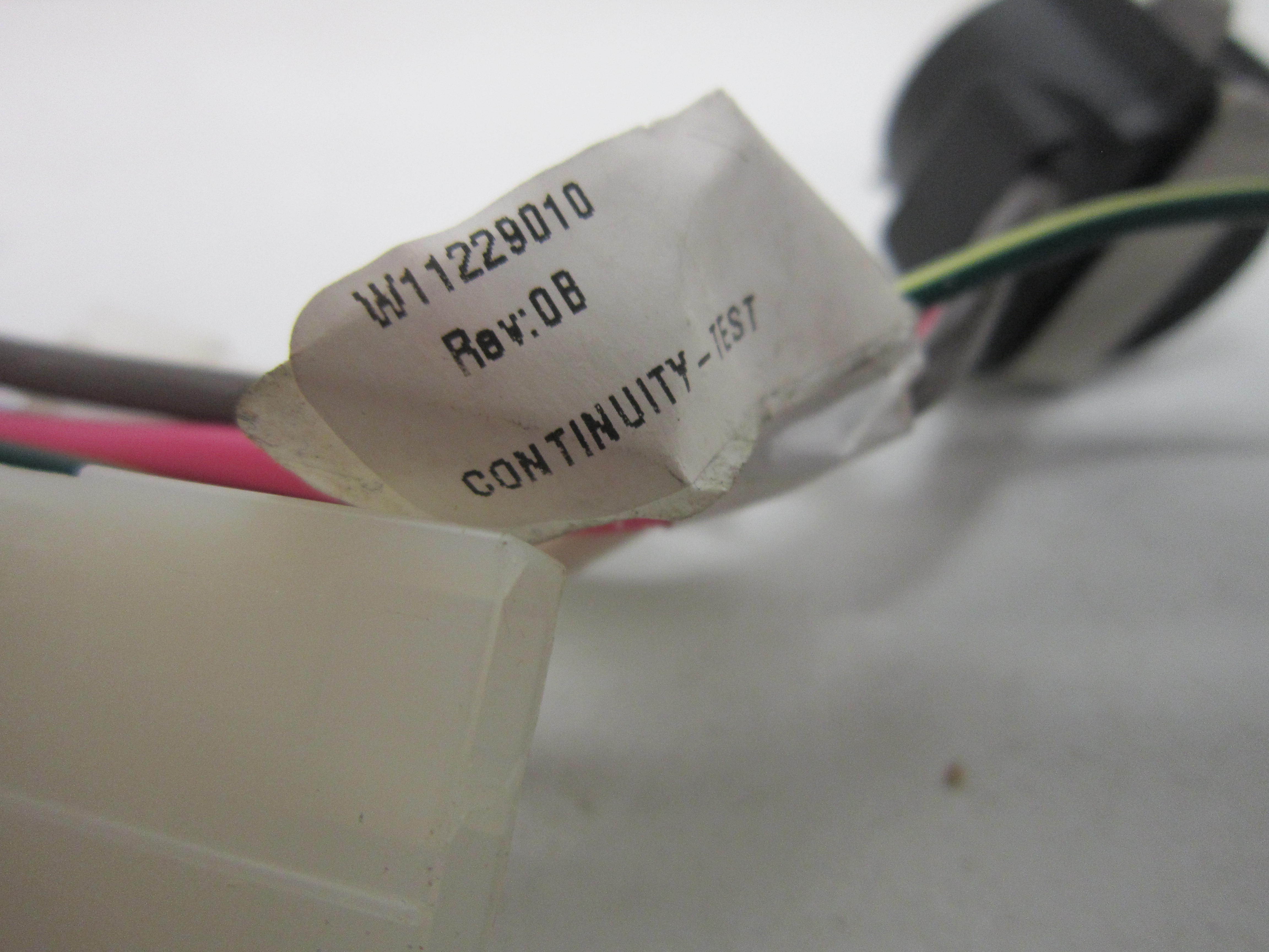 Whirlpool WRS588FIHV00 Refrigerator Evaporator Fan Wire Harness W/ Thermostat (W11229010) W11449066