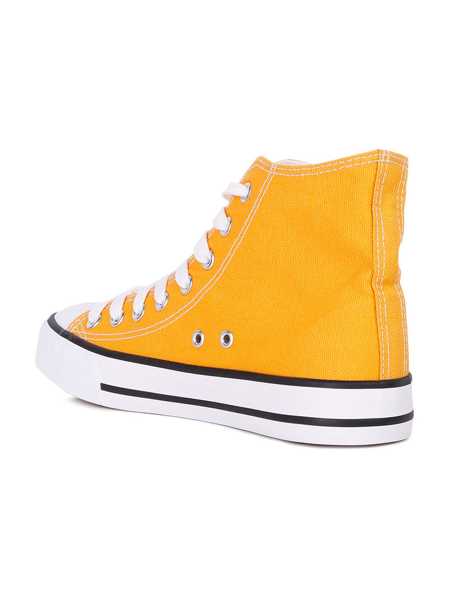 London Rag Women's Yellow Ankle High Sneakers