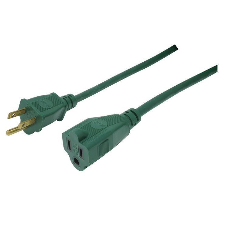 Woods 20' Extension Cord Green