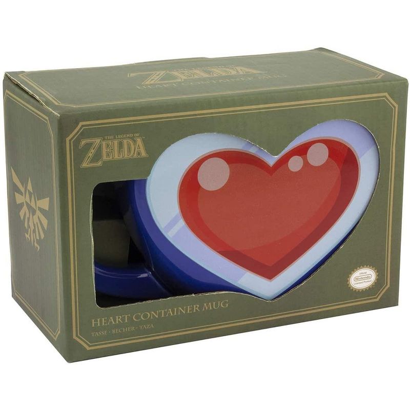 Paladone Products Ltd. The Legend of Zelda Heart Container Scultped Ceramic Coffee Mug