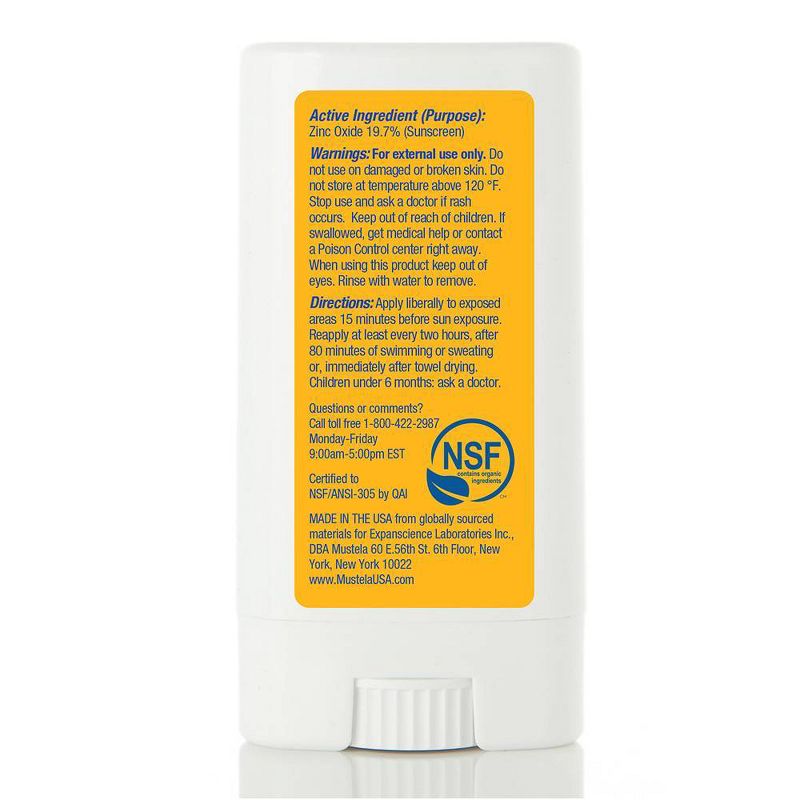 Mustela Mineral Baby Sunscreen Stick - SPF 50 - 0.6oz