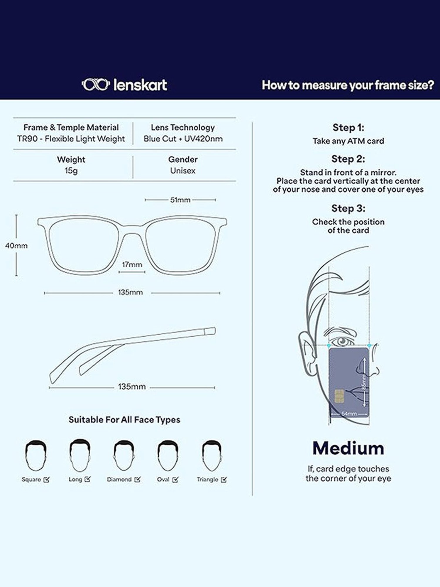 Lenskart Blu LB E13526 Blue Full Rim Square Computer Glasses