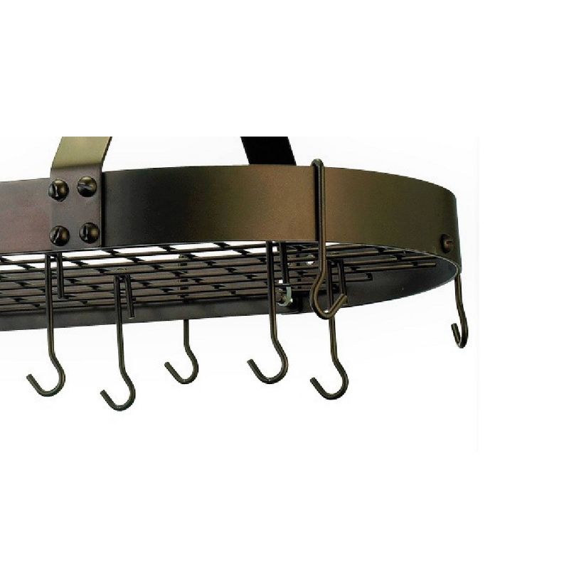 Range Kleen Pot Rack Bookshelf - Stainless Steel