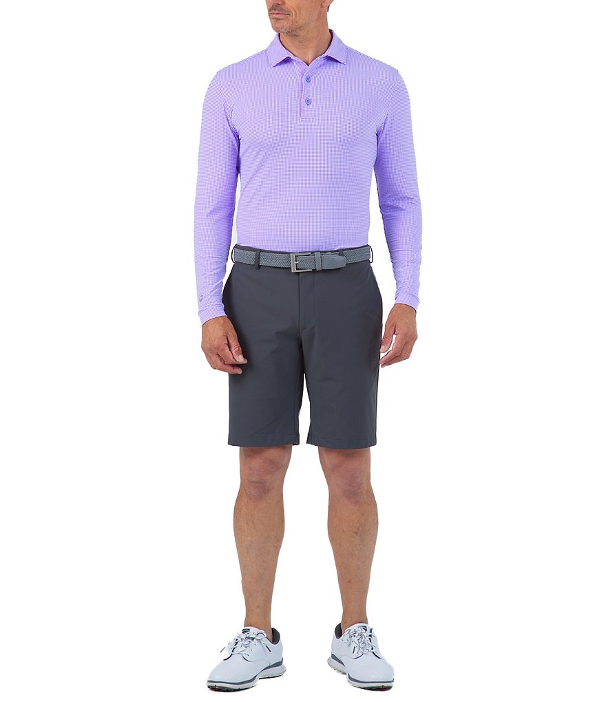 IBKUL Long-Sleeve IceFil&reg; Polo Shirt