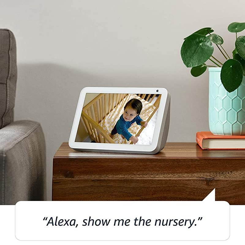 Show 8 (1st Gen, 2019 release) -- HD smart display with Alexa &ndash; stay connected with video calling - Charcoal