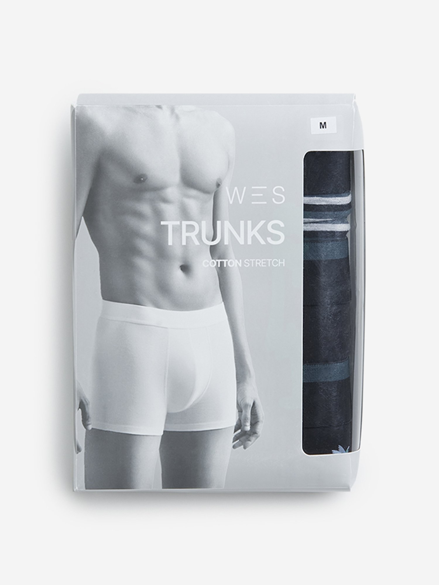 WES Lounge by Westside Green Printed Cotton Blend Trunks - Pack of 3