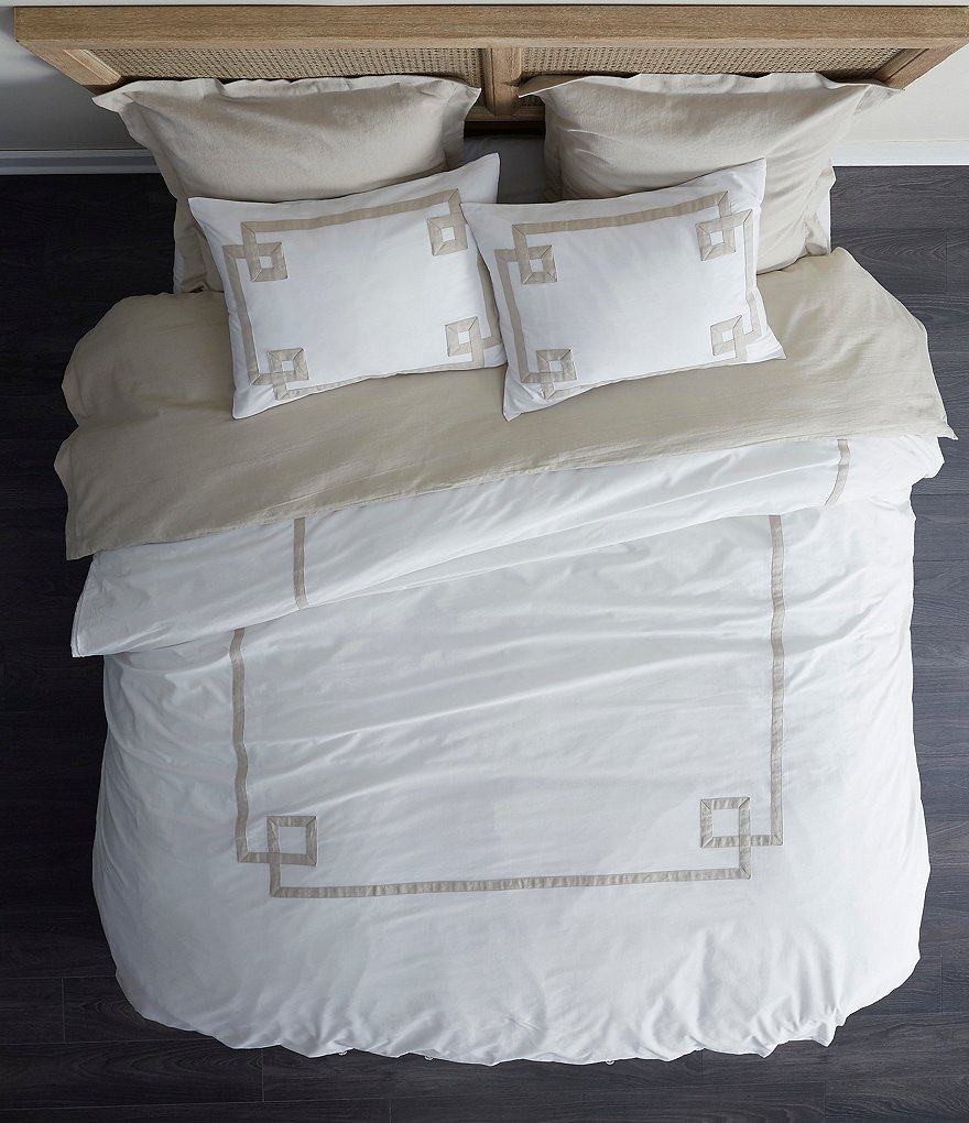 Villa by Noble Excellence Greek Key Duvet Cover