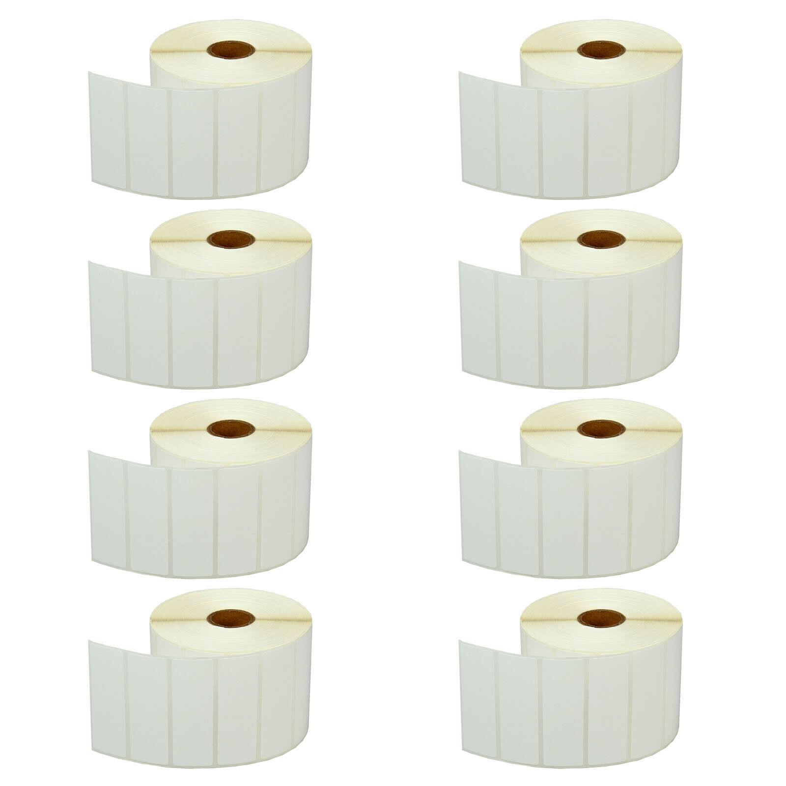 GREENCYCLE 8 Roll (2000 Labels/Roll) Compatible Direct Thermal Paper Label 3x1 inch 1'' Core Blank Shipping Address Barcode Multi-function Labels For Zebra LP-2742 LP-2844 LP-3742 Label Printer