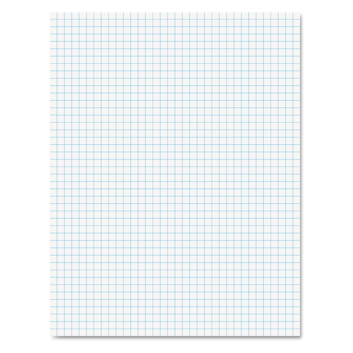 Ampad Quadrille Pads 4 Squares/Inch 8 1/2 x 11 White 50 Sheets 22000