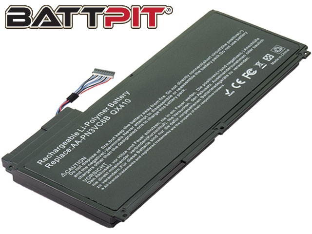BattPit: Laptop Battery Replacement for Samsung QX410-S02, AA-PN3NC6F, AA-PN3VC6B, BA43-00270A (11.1V 5500mAh 61Wh)