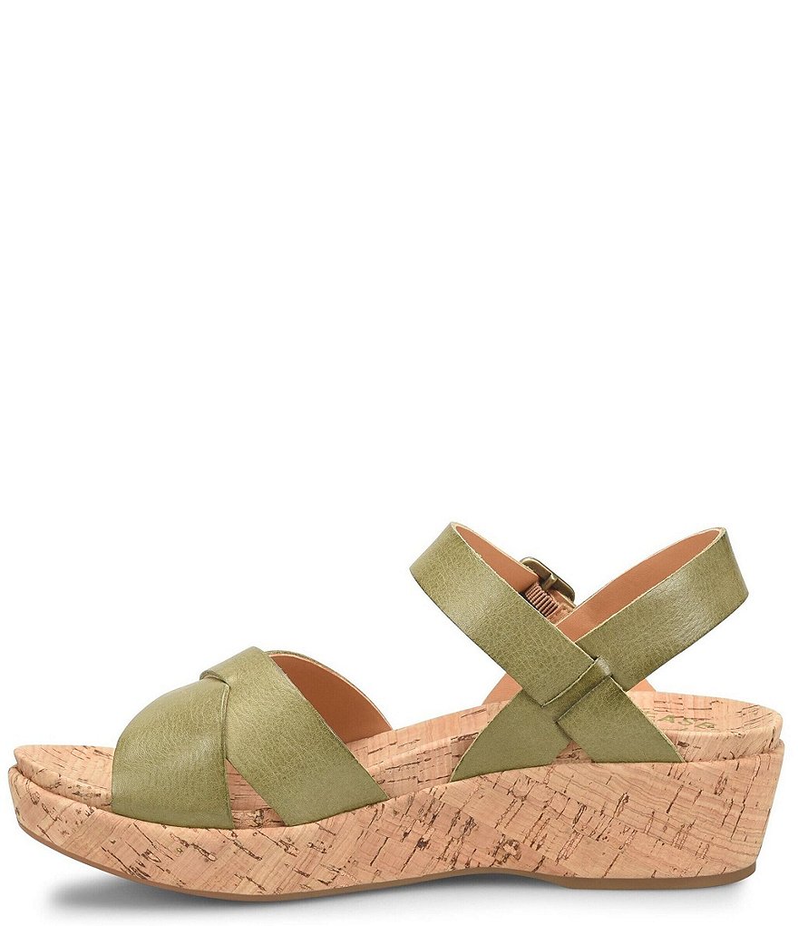 Kork-Ease Myrna 2.0 Leather Cork Platform Wedge Sandals