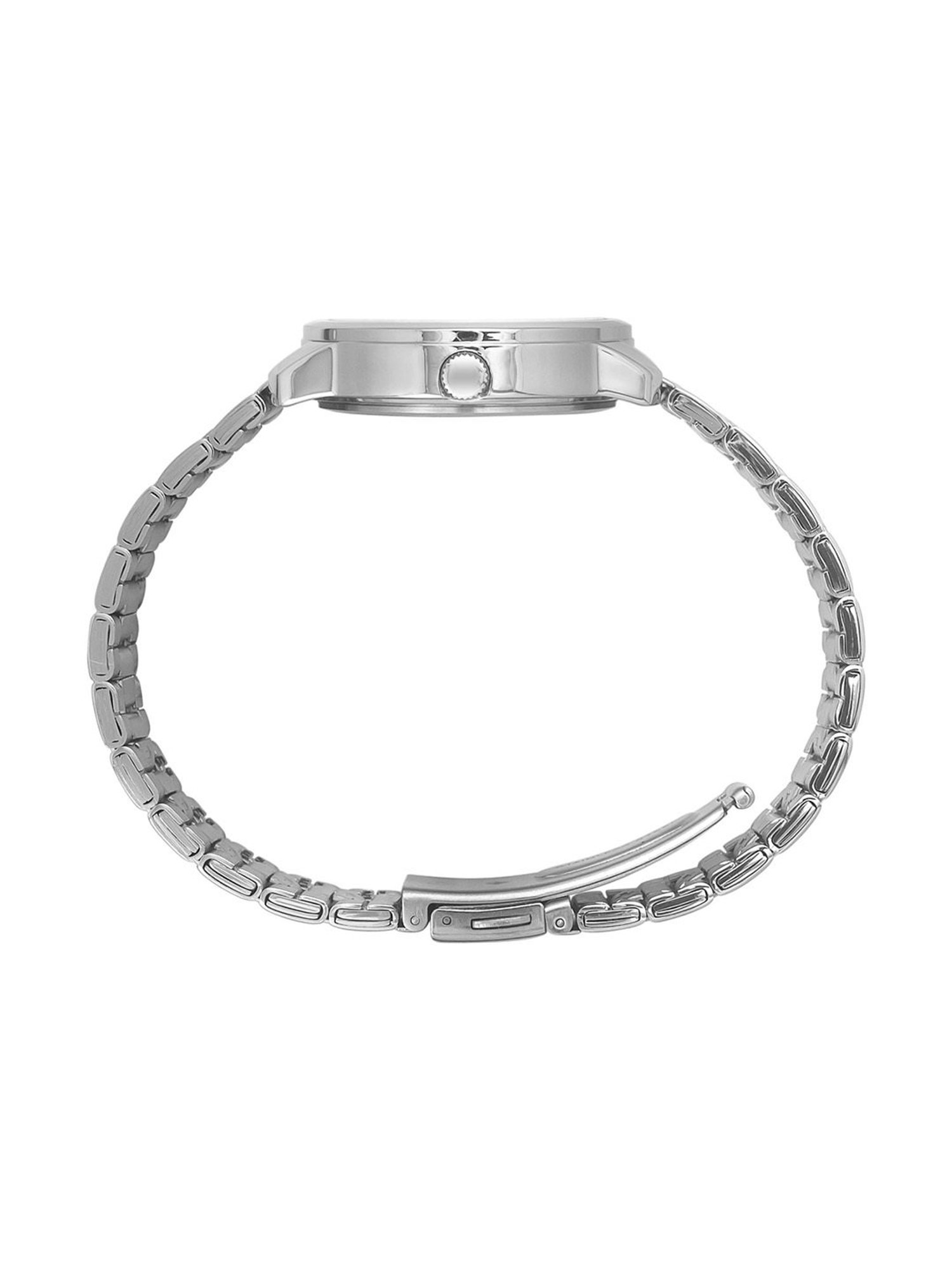 Helix By Timex Black Round Dial Analog Brass Women Watch - TW048HL03