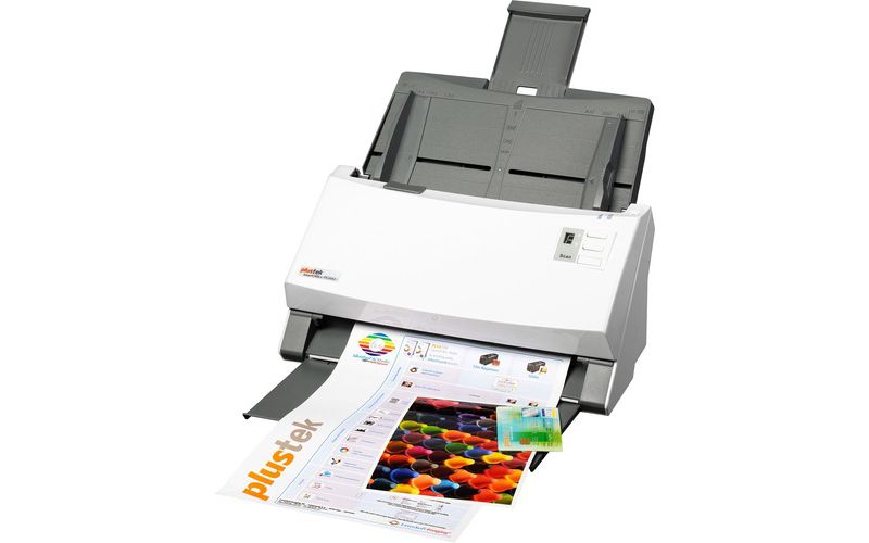 Plustek SmartOffice PS506U Sheetfed Scanner - 600 dpi Optical - 50 ppm (Mono) - 45 ppm (Color) - Duplex Scanning - USB