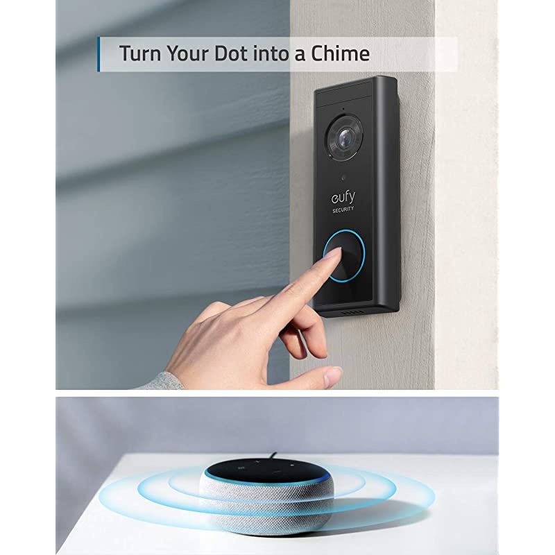 Security Wireless Video Doorbell BatteryPowered with 2K HD No Monthly Fee OnDevice AI for Human Detection 2Way Audio Simple SelfInstallation