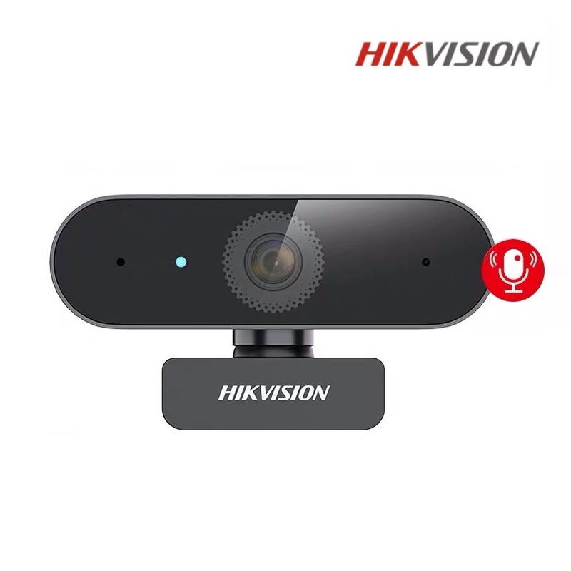 Hikvision 2 Million Pixels Webcam for PC,USB Webcam with Microphone,Streaming Camera for Remote office, online teaching etc.