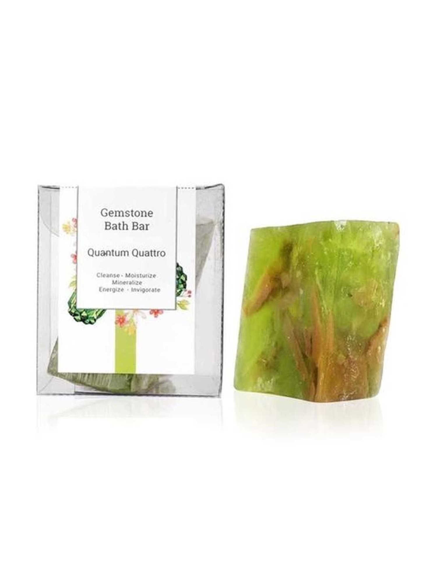 Seer Secrets Quantum Quattro Gemstone Bath Bar - 161 gm