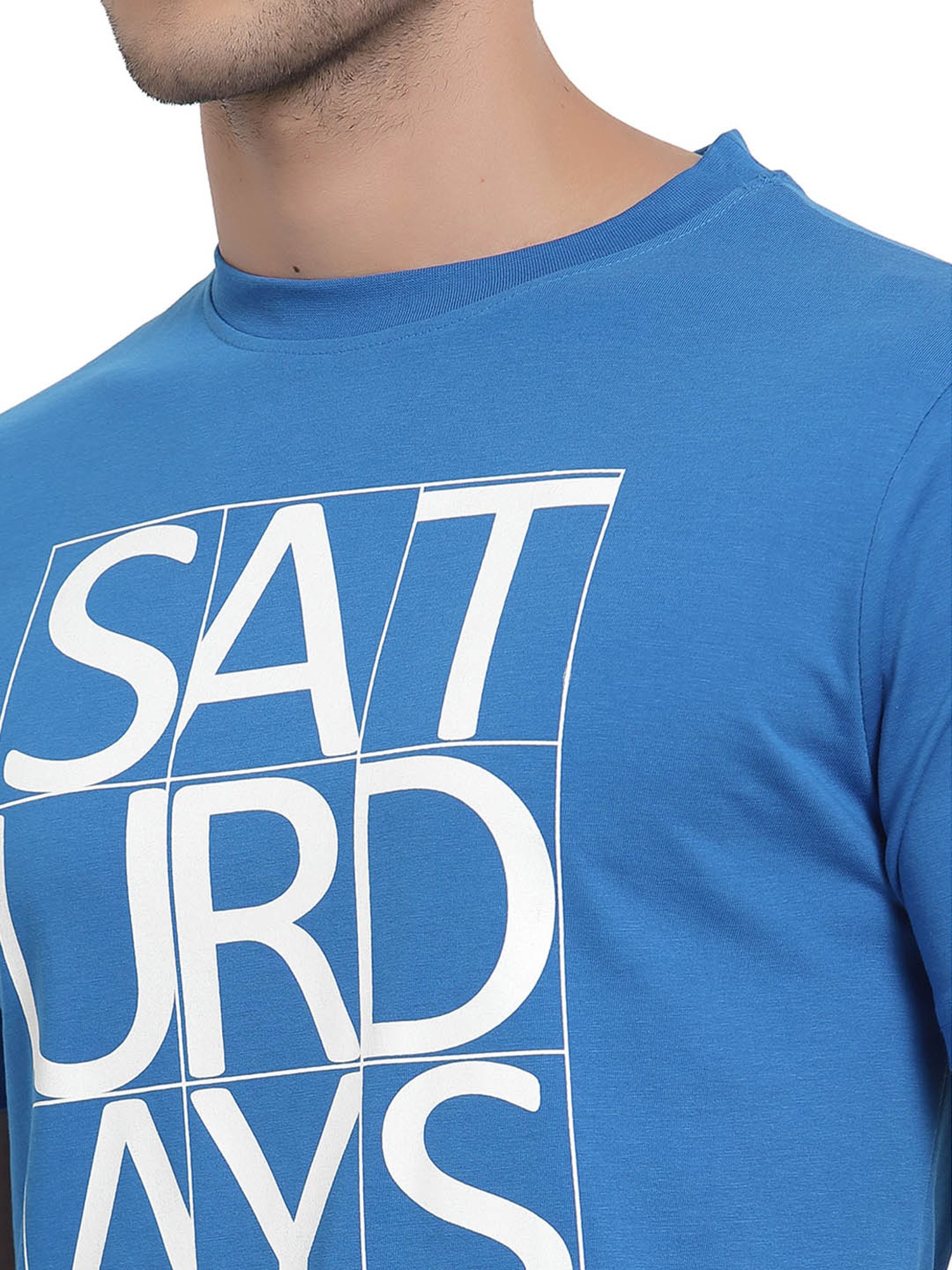 Proteens Royal Blue Printed T-Shirt