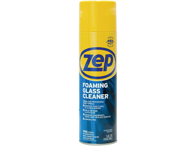 Zep ZUFGC194 Foaming Glass Cleaner, Pleasant Scent, 19 oz Bottle