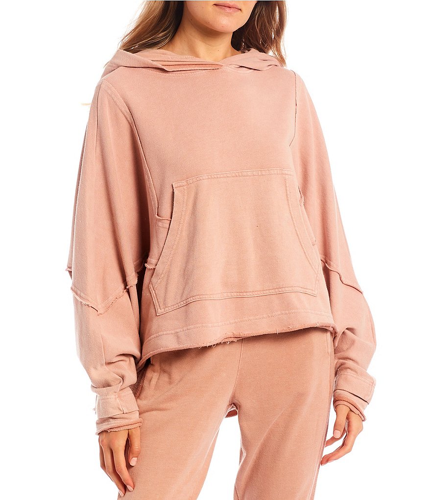 C&V Chelsea & Violet Coordinating Oversized Puff Sleeve Hoodie