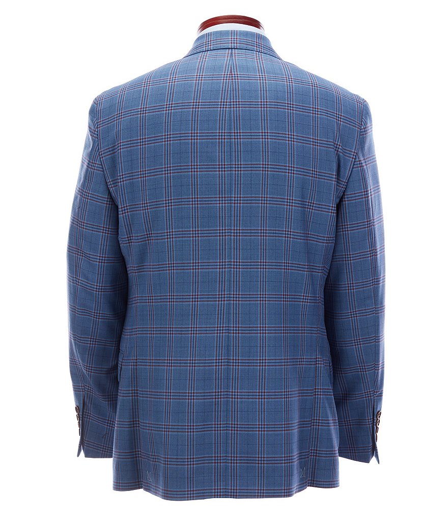 Murano Interstellar Collection Slim-Fit Checked Suit Separates Blazer