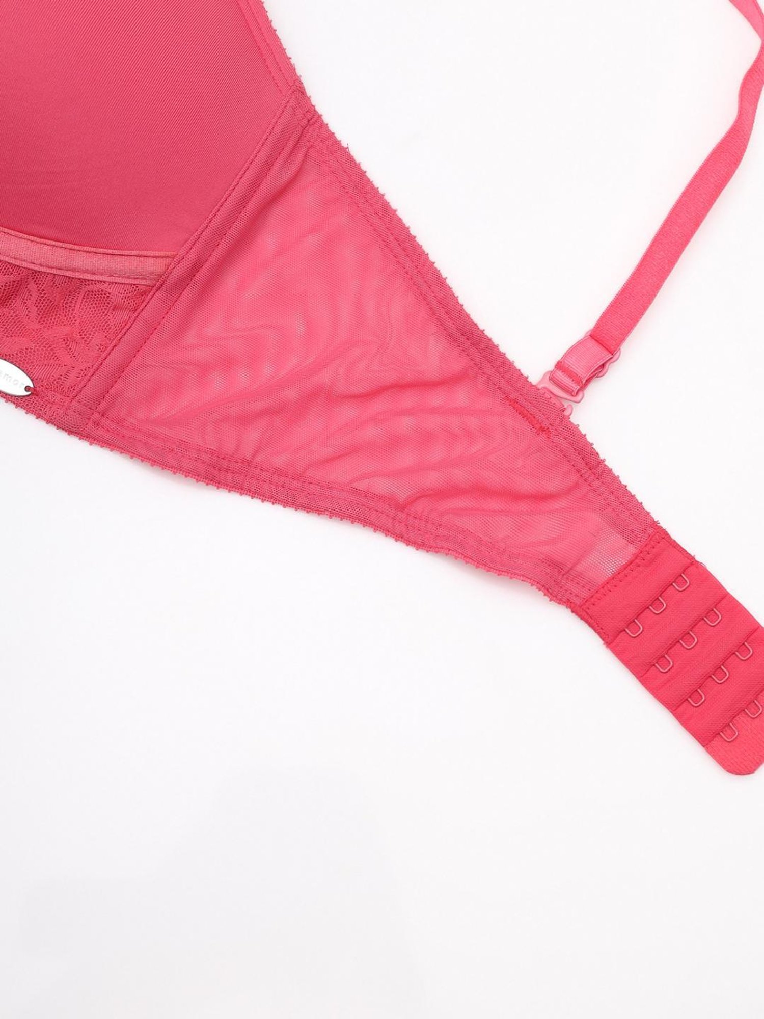 Enamor Hibiscus Pink T-Shirt Bra