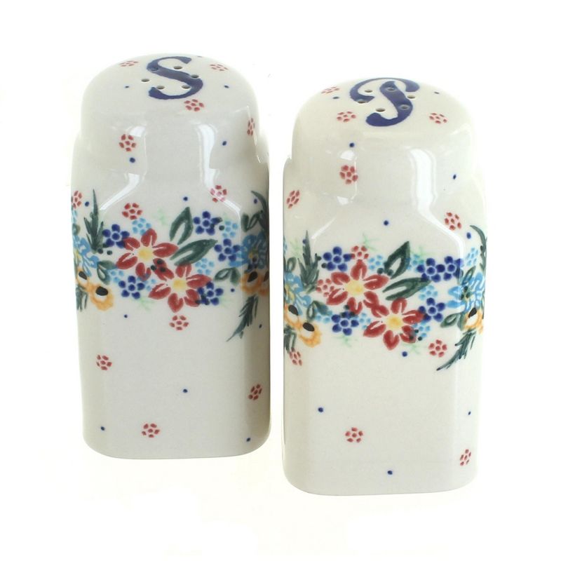 Blue Rose Polish Pottery Tara Large Salt & Pepper Shakers