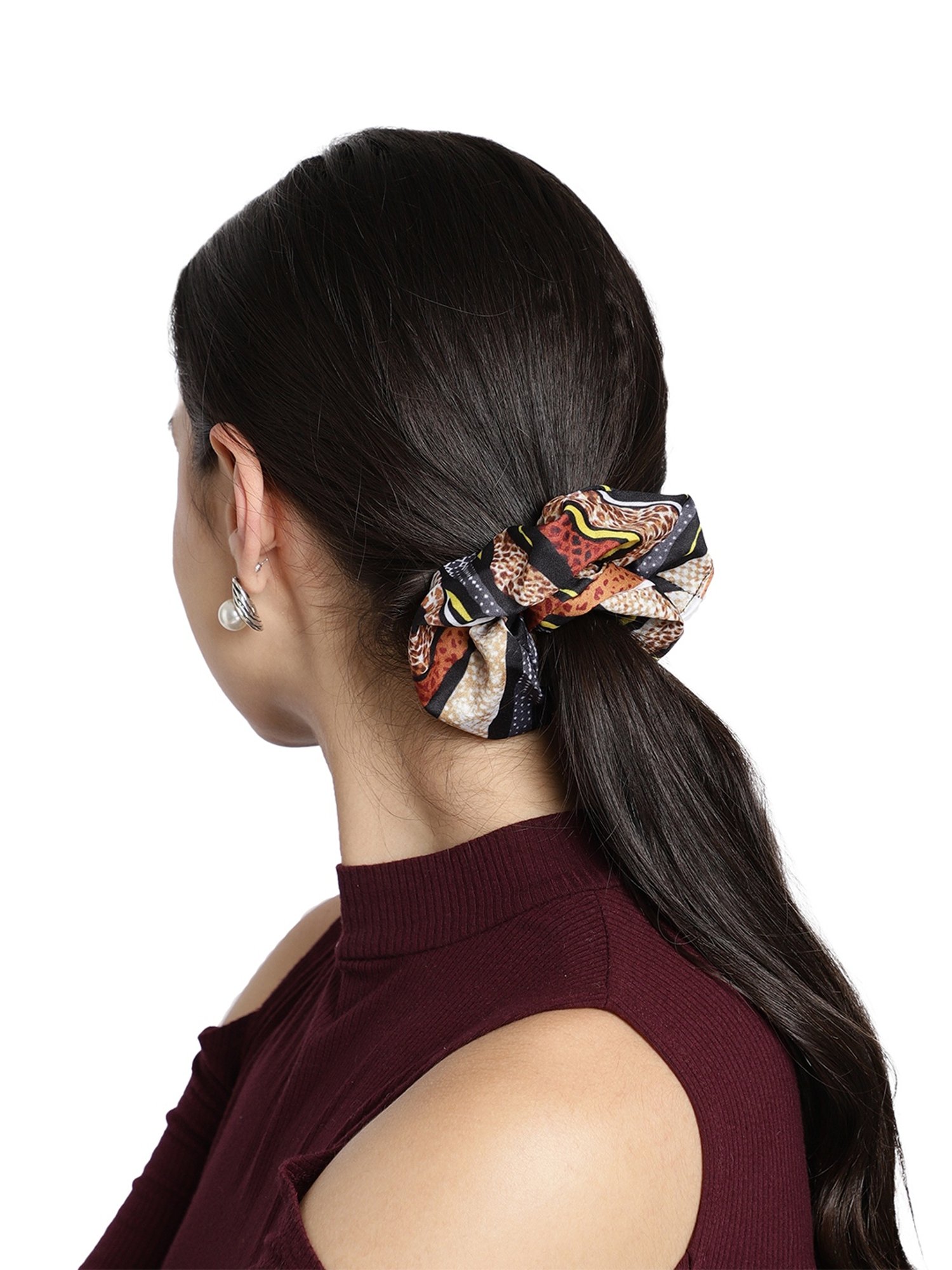 Aditi Wasan Multicolor Printed Head Bands Pack of 2