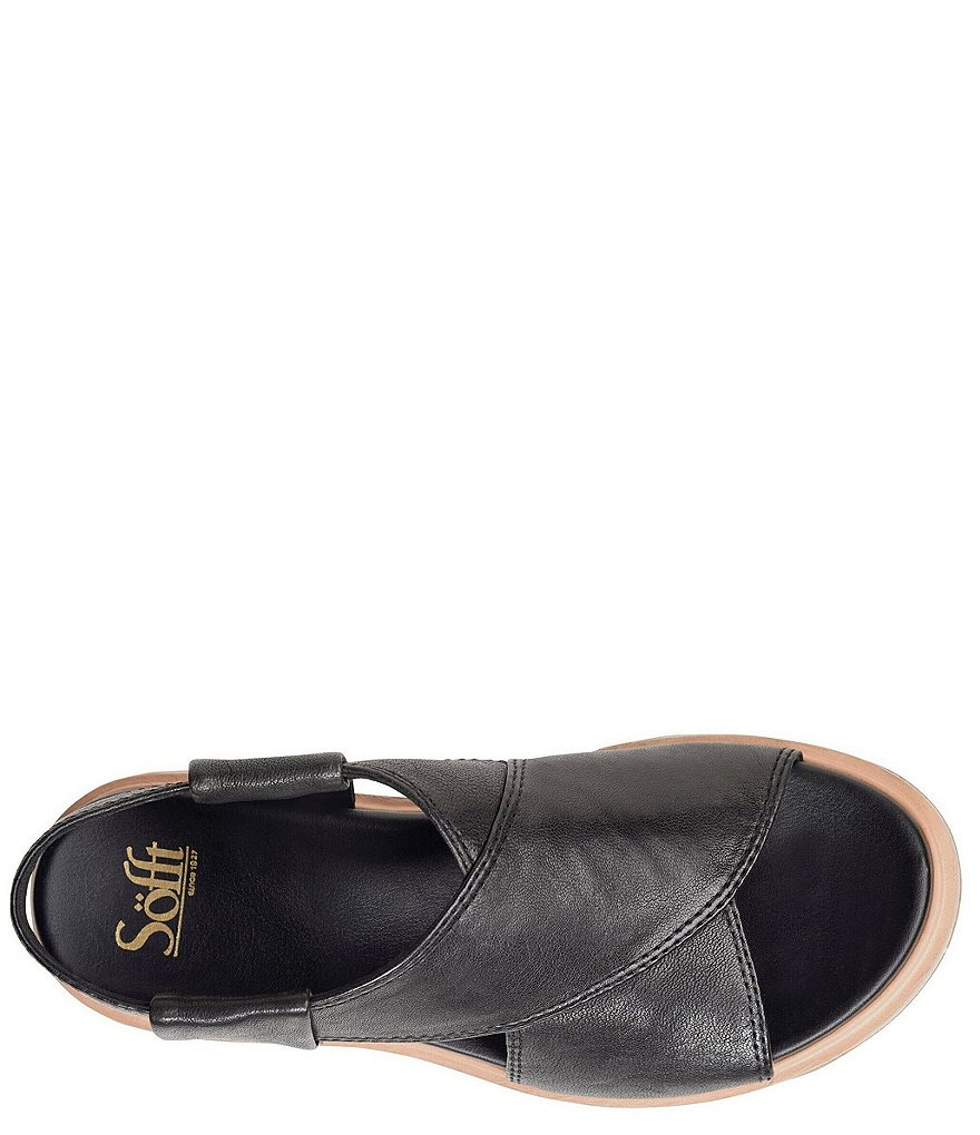 Sofft Forri Leather Criss-Cross Sporty Sandals