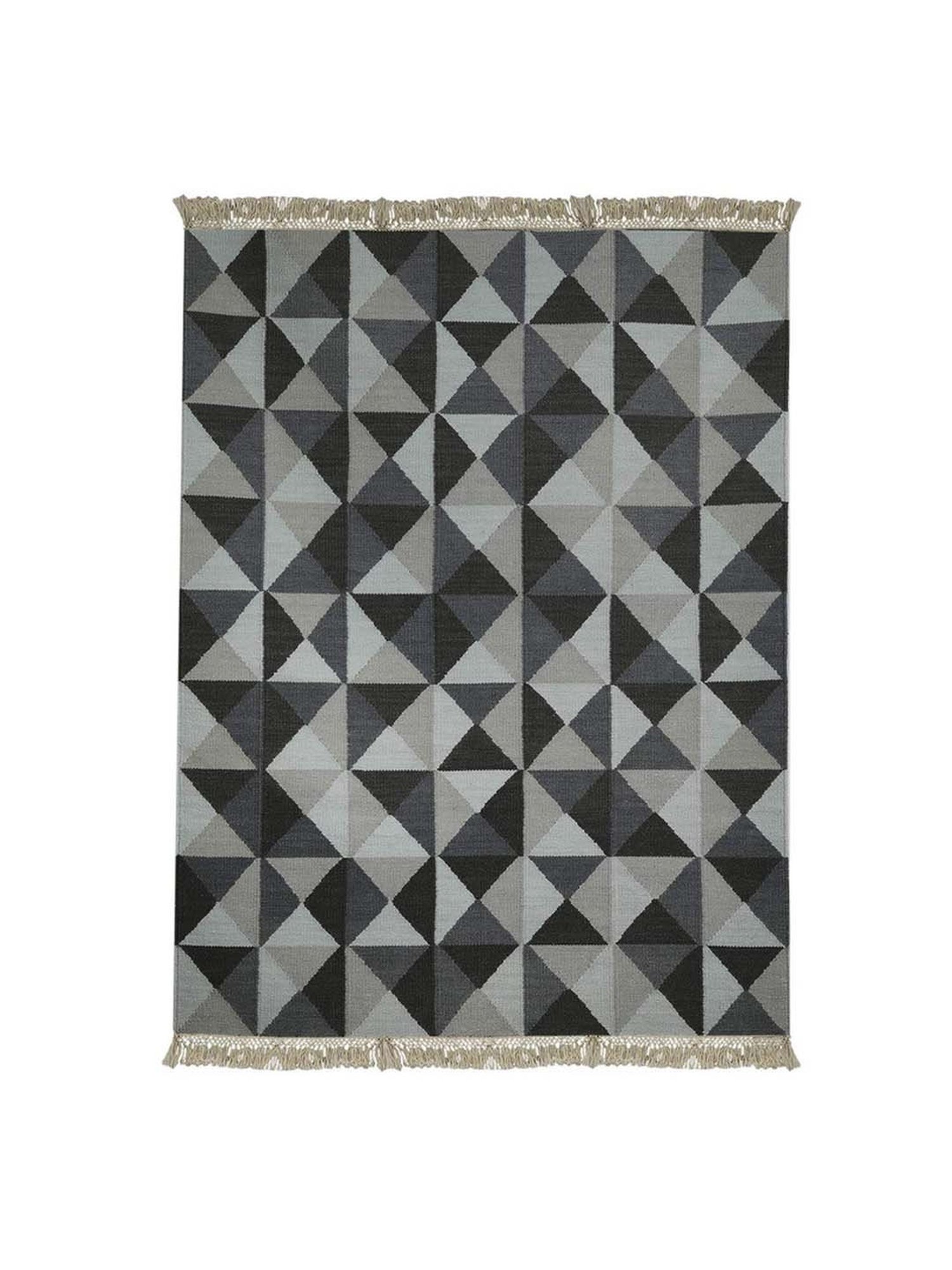 Pequra Blue & Grey Wool XL Carpet - Set of 1