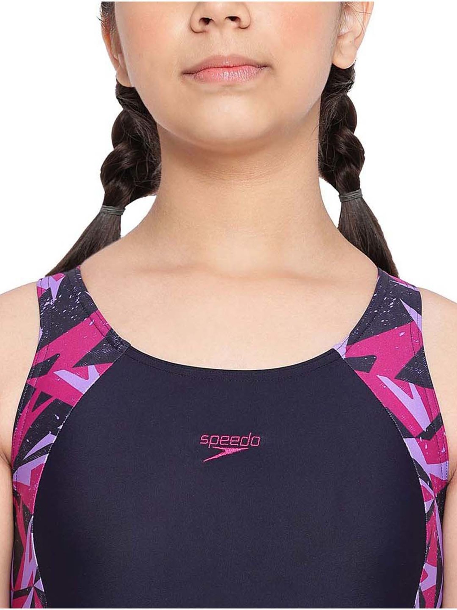 Cukoo Kids Red Printed Swimsuit