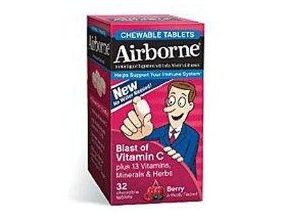 Airborne 20221 -  Immune Support Chewable Tablet, Berry