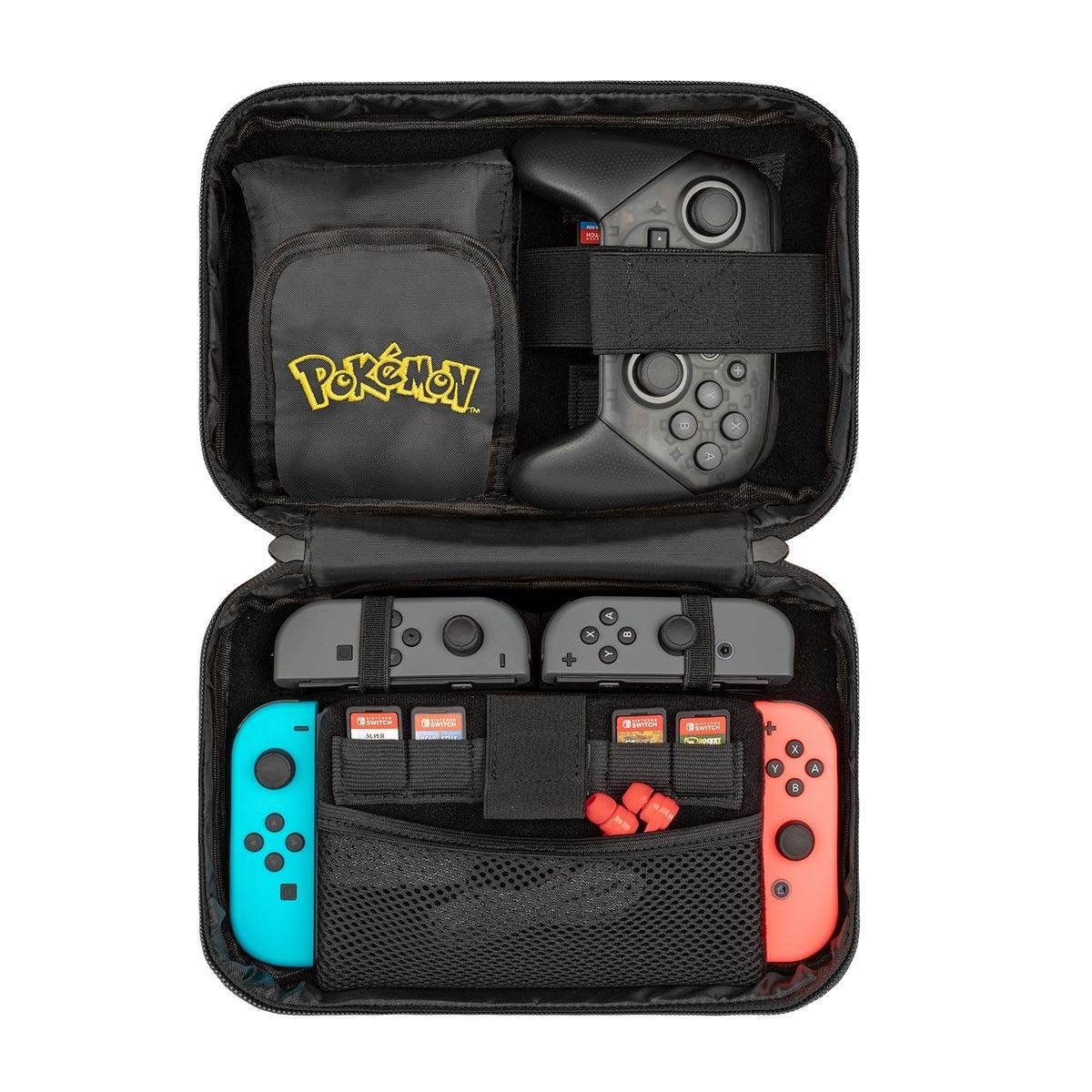 PDP 500-164 Nintendo Switch Pokemon Pikachu Commuter Case Compatible with Switch and Switch Lite
