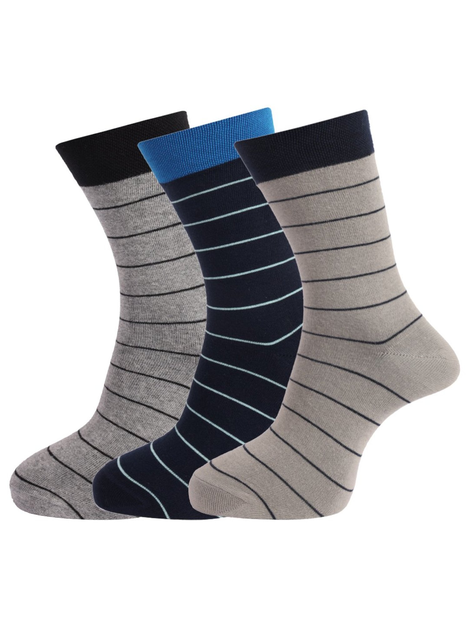 Jockey 7036 Light Grey Compact Terry Cotton Ankle Length Socks with Stay Fresh Treatment