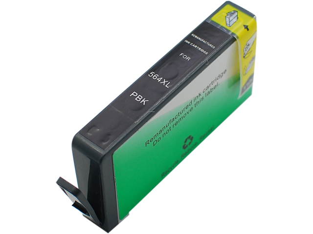 Green Project Inc. Compatible Photo Black High Yield Ink Cartridge Replacement for HP 564XL CB322WN