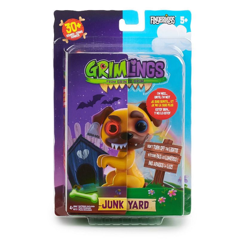 Grimlings - Pug - Interactive Animal Toy - By Fingerlings
