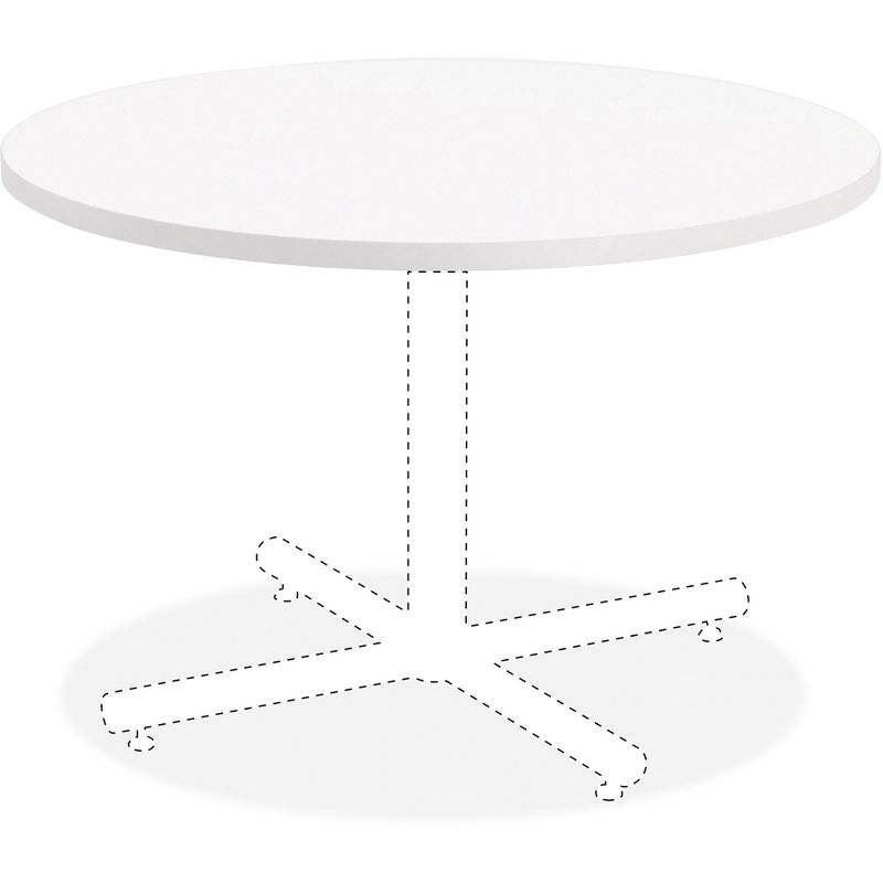 Lorell Laminate Round Tabletop 42" White 99857