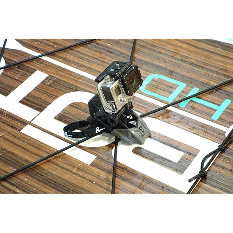 Gripper Mount Universal Clamp Mount for Action Cameras Use as a Mount on Motorcycle Powersports Helmets More Stealth Black