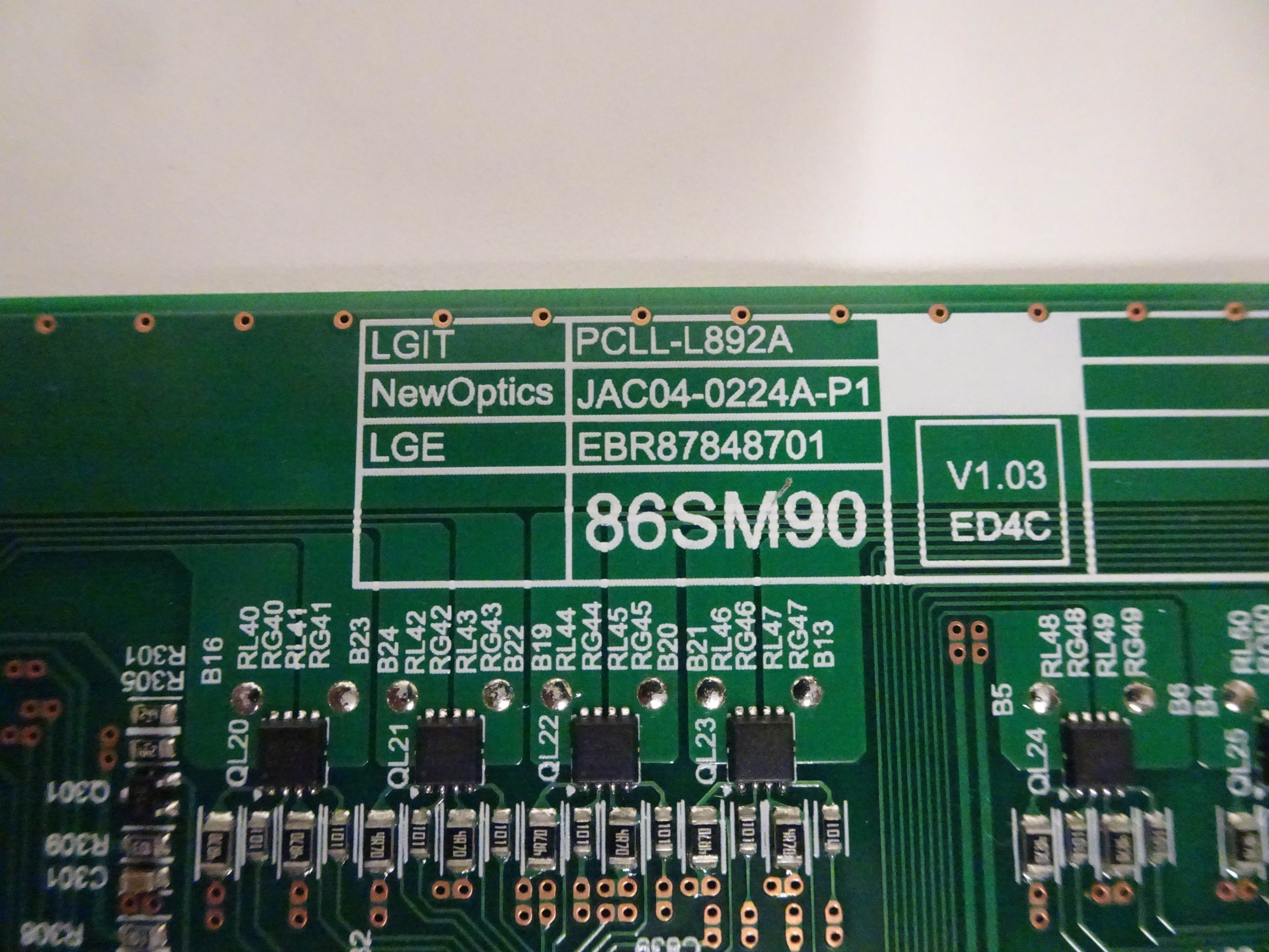 LG 86SM9070PUA LED Driver (3PCR02489A) EBR87848701