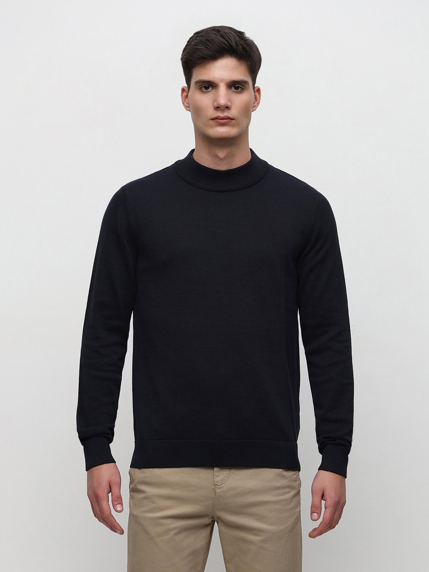 SELECTED HOMME Navy Regular Fit Sweater