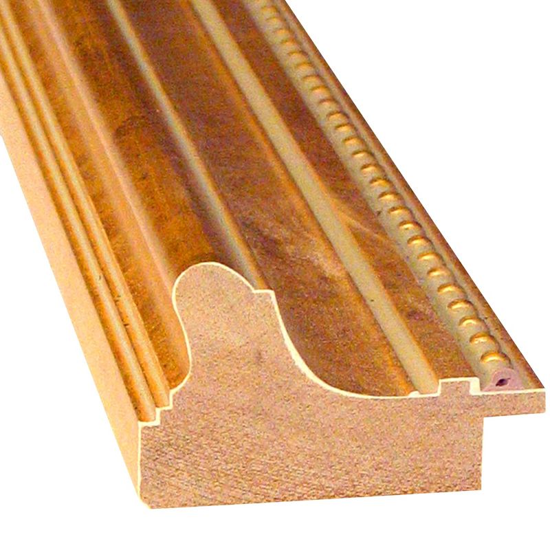 20" x 24" Townhouse Wood Framed Wall Mirror Gold - Amanti Art