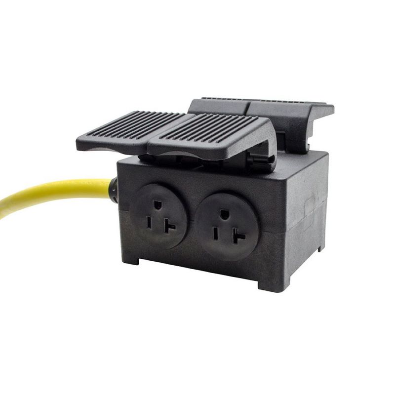 USW Portable GFCI with 4-outlets in PVC housing